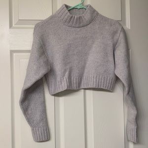 Stylish crop sweater